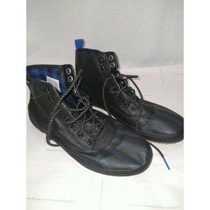 Black Keds High Top Rain Shoes Waterproof Size 8